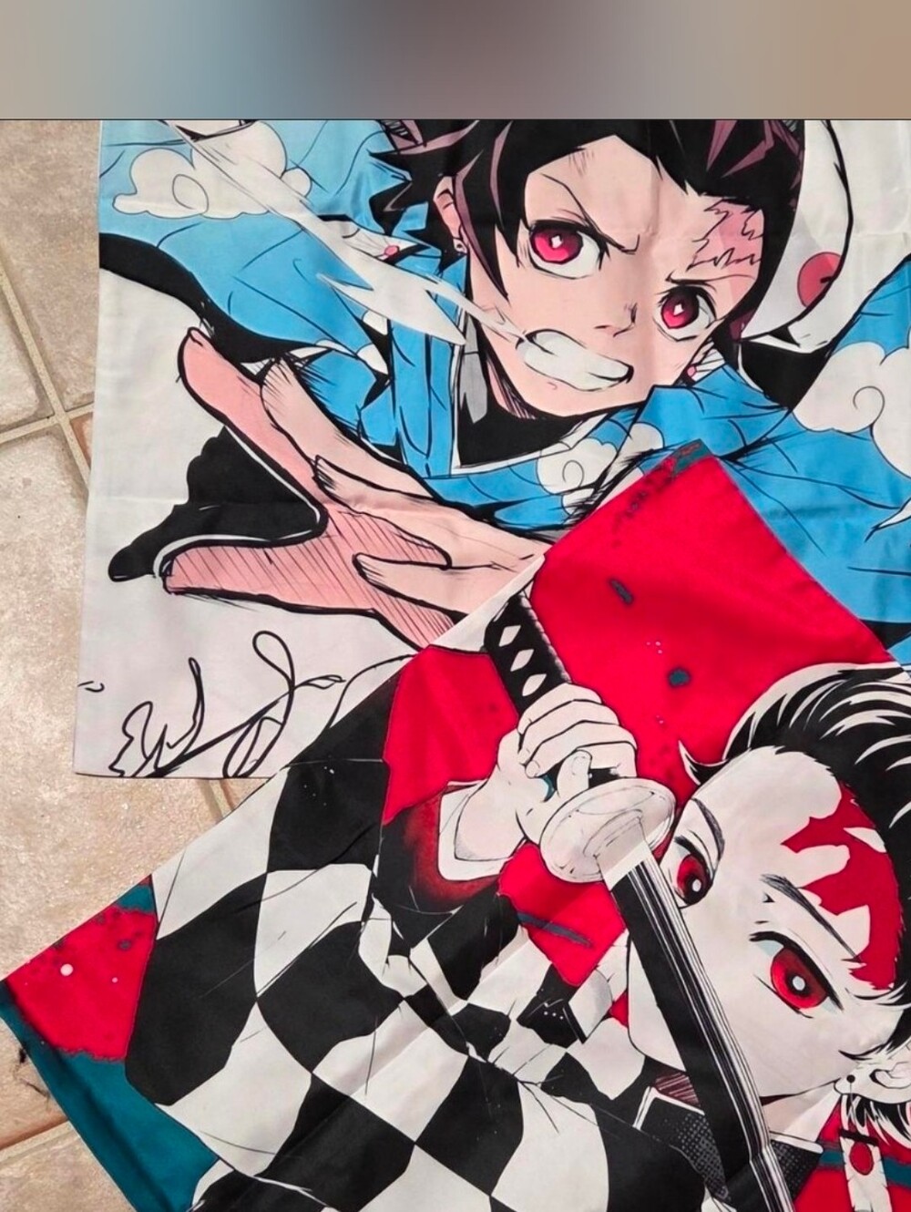 Anime Demon Slayer Kimetsu no Yaiba Panel Print Pillow Covers